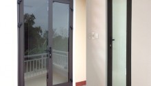Cửa đi nhôm xingfa 1 cánh và 2 cánh hệ 55