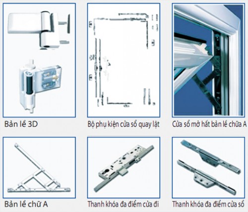 Phụ kiện cửa nhựa
