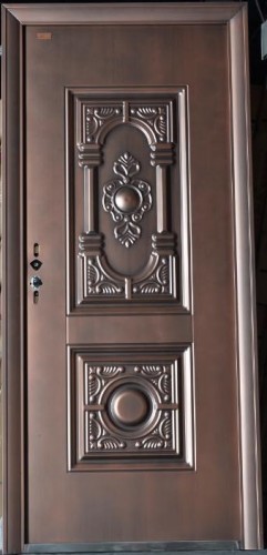 cửa thép vân gỗ 01
